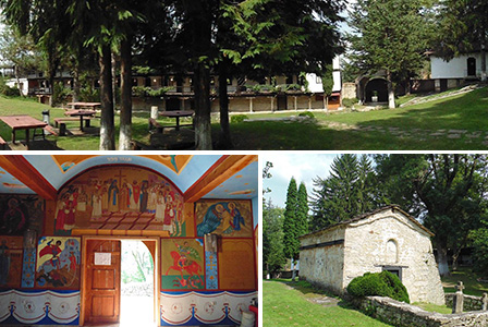 Необичайна каменна църква се крие в двора на Струпешкия манастир