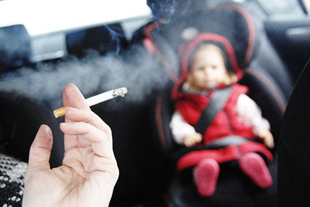 За един час в кола с пушач рискувате здравето ви