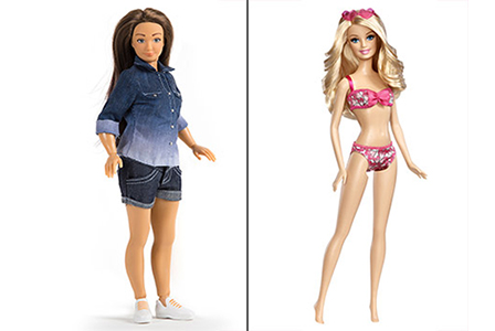 Създадоха Барби с пропорции на реално момиче