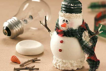 Коледна декорация за дома: Снежният човек