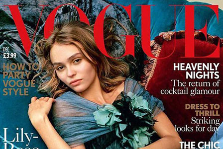 Лили-Роуз Деп засне първа корица за Vogue 